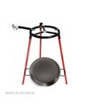 Kit Poele À Paella Polie 38cm Avec Trépied Et Bruleur Gaz 300mm. Vaello - Equipe Ton camping-car - 8411470002487