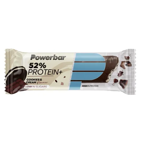 Barre riche en proteines vélo cookies-creme - Recuperation musculaire boite de 20 - POWERBAR