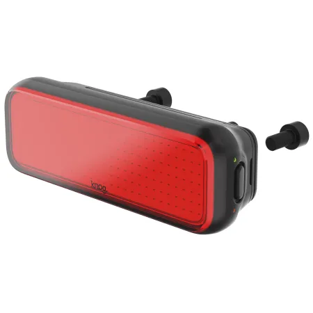 Feu arrière de vélo sur porte-bagages - Visibilité rechargeable USB - KNOG