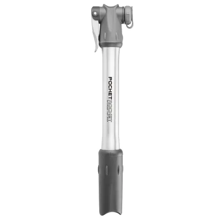 Mini pompe vélo de poche argent - Légère et compacte usage nomade - TOPEAK