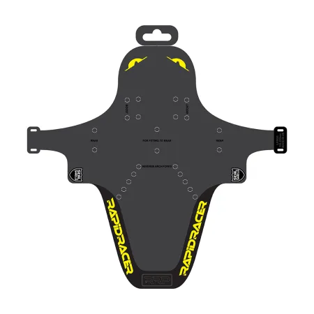 Protection de cadre vélo enduro jaune grand format - Anti-eclats renforce VTT descente - RRP