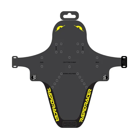 Protection de cadre vélo enduro jaune grand format - Anti-eclats renforce VTT descente - RRP