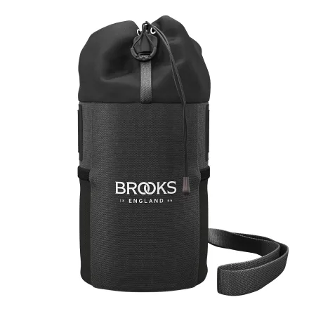 Pochette de guidon vélo 1,2L noire - Accès facile en roulant - BROOKS