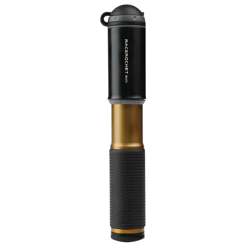 Mini-pompe vélo compacte coloris or - Portable et légère - TOPEAK