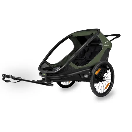 Remorque vélo enfant Outback One - Transport sécurisé tout-terrain - HAMAX