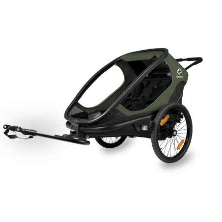 Remorque vélo enfant Outback One - Transport sécurisé tout-terrain - HAMAX