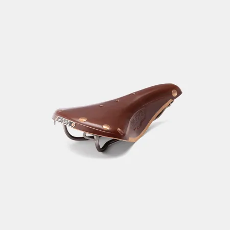 Selle vélo en cuir naturel B17 Special Titanium - Confort longue distance cycliste - BROOKS