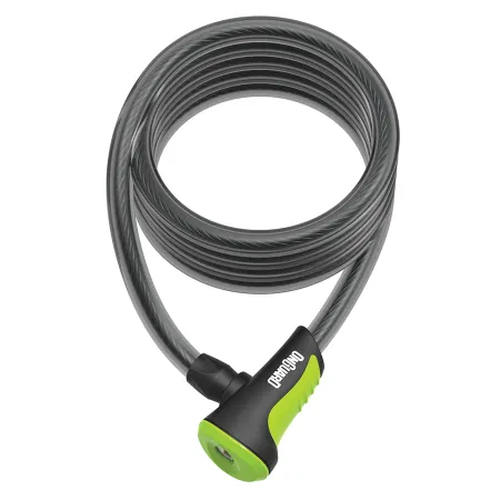 Antivol spirale vélo vert 180cm - Leger et facile a transporter - ONGUARD
