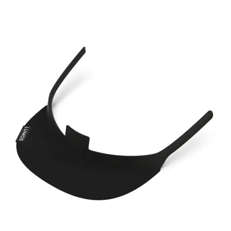 Visiere casque vélo Ultra noire - Protection anti-UV et anti-vent - LUMOS