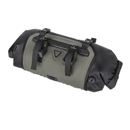 Sacoche avant vélo 12 litres verte - Grande capacité bikepacking - TOPEAK