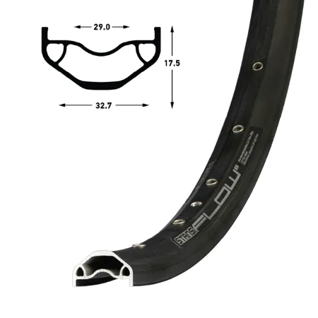 Jante vélo VTT large 29 pouces 32 trous - Robuste et légère - STANS
