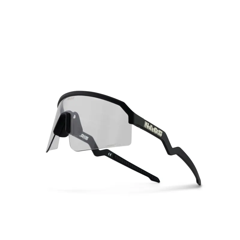 Lunettes de vélo Ziris photochromiques noir mat - Adaptation automatique luminosité - NAOS