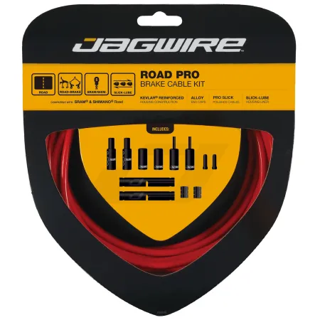 Kit câble et gaine de frein route professionnel - Freinage précis - JAGWIRE