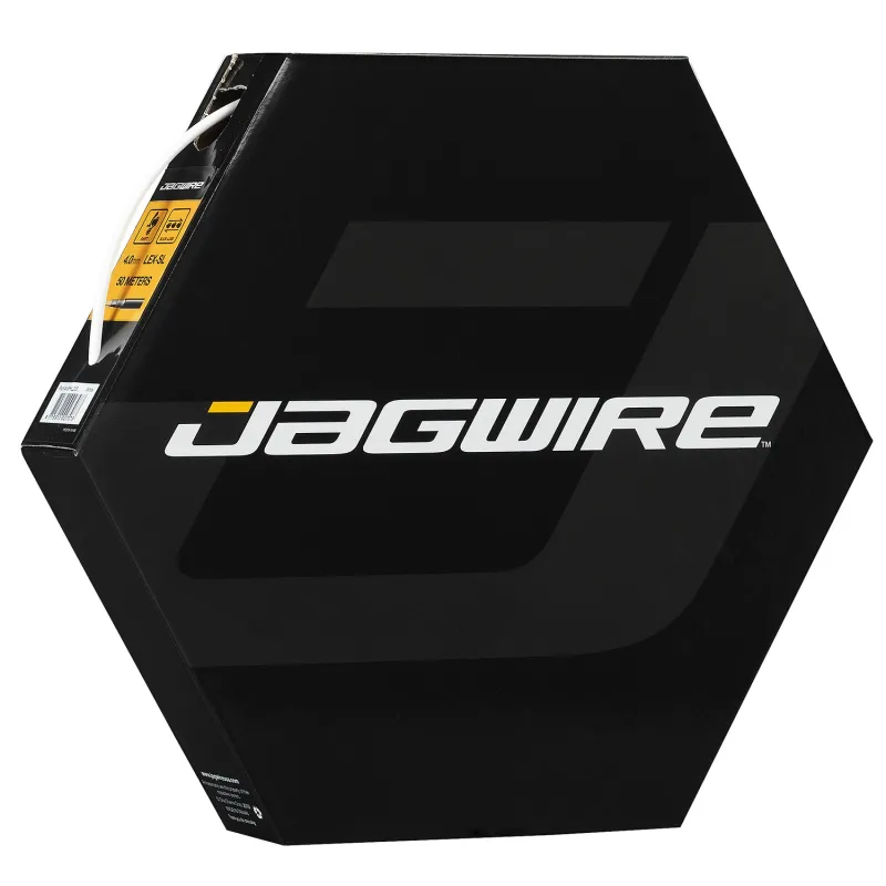 Gaine de dérailleur vélo lubrifiée 4mm en bobine 50m - Glisse longue durée - JAGWIRE