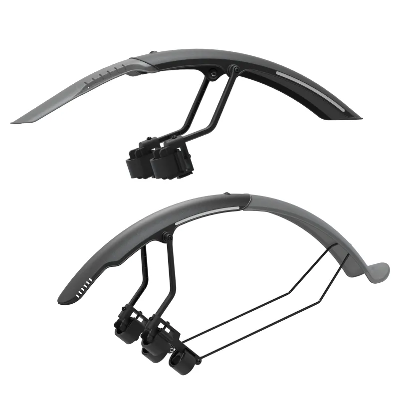 Garde-boues avant et arrière vélo gravel - Protection anti-projections complète - TOPEAK