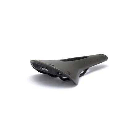 Selle vélo cuir végan sculpté vert - Confort route et VTT - BROOKS