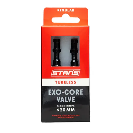 Valves tubeless Exo-Core standard - Obus renforcé anti-obstruction - STANS