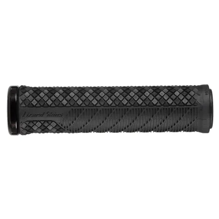 Grip vélo Charger Evo verrouillable noir - Fixation stable sans glissement - LIZARD SKINS