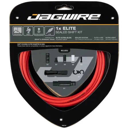 Kit câble et gaine de dérailleur étanche haut de gamme - Durabilité renforcée - JAGWIRE