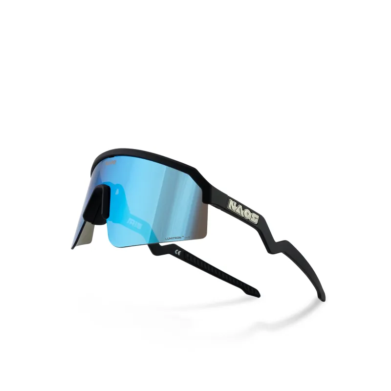 Lunettes de vélo Ziris noir mat - Protection solaire confort cycliste - NAOS