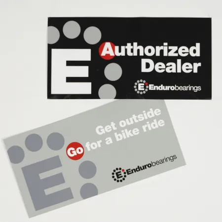 Autocollant vitrine revendeur agréé - Accessoire de communication boutique - ENDURO BEARINGS