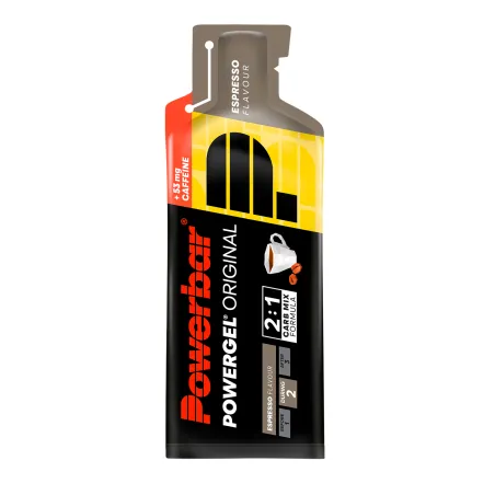 Gel energetique cyclisme espresso cafeine - Coup de boost rapide boite de 24 - POWERBAR