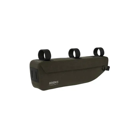 Sacoche de cadre vélo 3L verte - Rangement bikepacking pratique - BROOKS