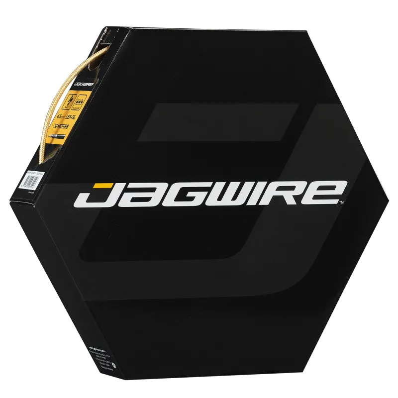 Gaine de dérailleur 4,5mm lubrifiée - Bobine 30m finition dorée - JAGWIRE