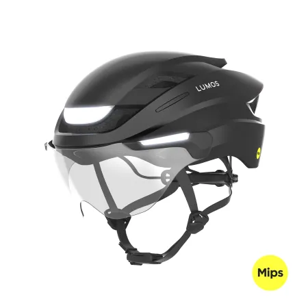 Casque vélo électrique Mips noir - Protection adaptee aux vélos rapides - LUMOS