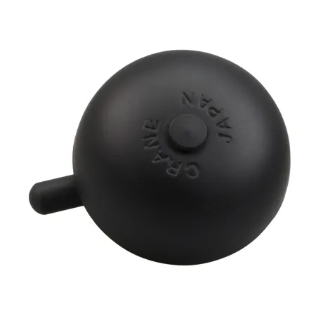Mini sonnette velo bande acier noire - Design compact et son clair - CRANE