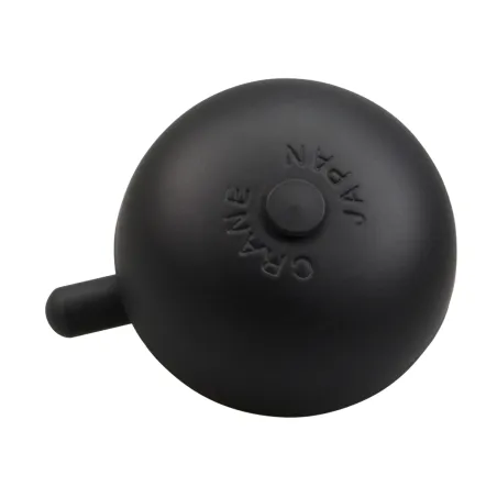 Mini sonnette velo bande acier noire - Design compact et son clair - CRANE