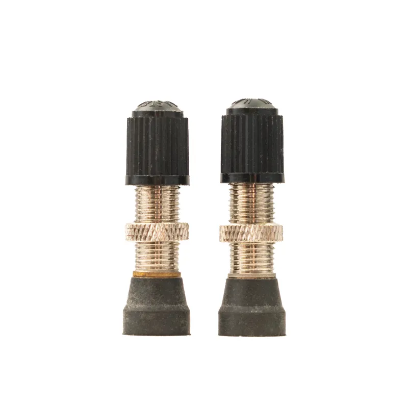 Paire de valves tubeless Schrader universelles - Base 10mm compatible large - STANS