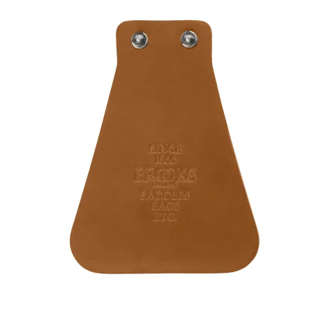 Bavette garde-boue en cuir miel - Protection anti-éclaboussures - BROOKS