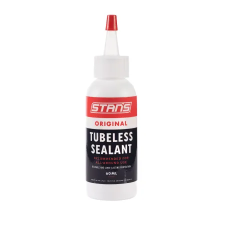 Liquide préventif tubeless vélo 60ml - Réparation crevaison instantanée - STANS
