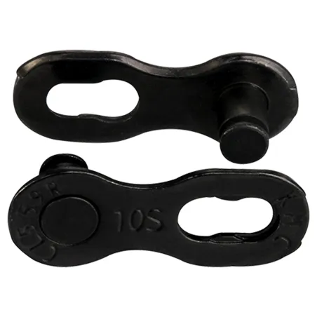 Attache rapide chaine velo 10 vitesses - Revetement DLC noir resistant - KMC