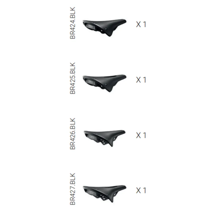 Kit d'essai 4 selles vélo Cambium - Trouver la selle la plus confortable - BROOKS