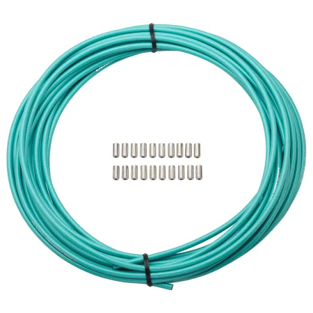 Gaine de frein vélo lubrifiée 5mm - Bobine 10m coloris céleste - JAGWIRE