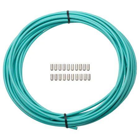Gaine de frein vélo lubrifiée 5mm - Bobine 10m coloris céleste - JAGWIRE
