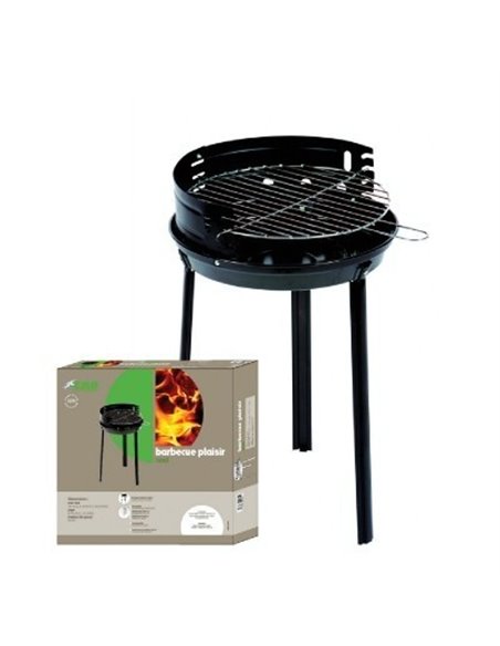 Barbecue rond acier 'plaisir' bg 38 x 57 - Equipe Ton camping-car - 3156830055349