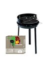 Barbecue rond acier 'plaisir' bg 38 x 57 - Equipe Ton camping-car - 3156830055349