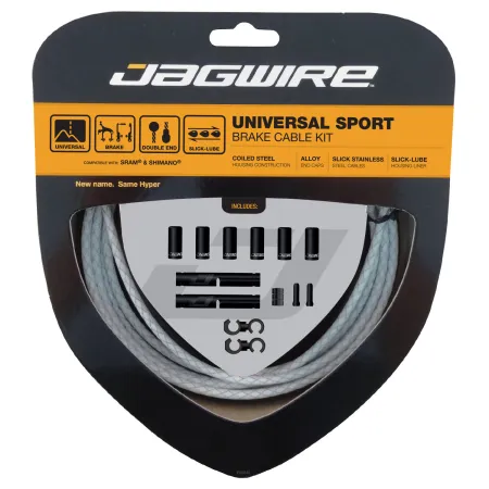 Kit de câbles de frein vélo universel - Compatible route et VTT - JAGWIRE