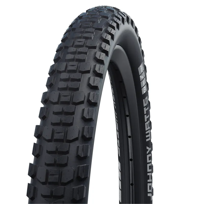 Pneu VTT filaire 27.5 pouces Johnny Watts Plus - Protection anti-crevaison et visibilité - SCHWALBE