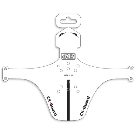 Protection de cadre vélo cyclocross blanc - Anti-boue et anti-eclats - RRP