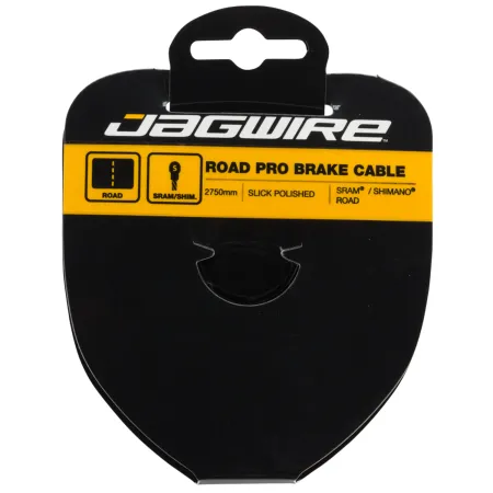 Câble de frein route inox poli haut de gamme - Compatible SRAM/Shimano - JAGWIRE