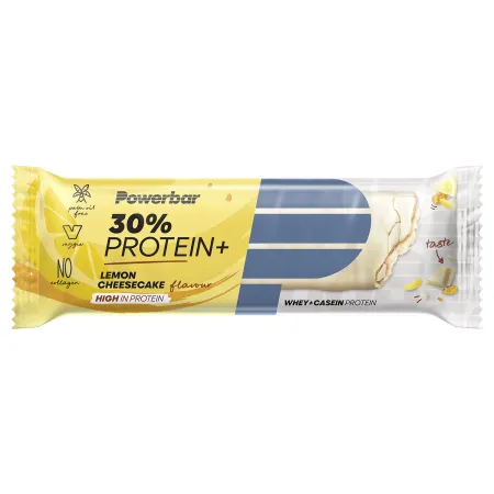 Barre proteinee vélo citron cheesecake - Recuperation musculaire boite de 15 - POWERBAR