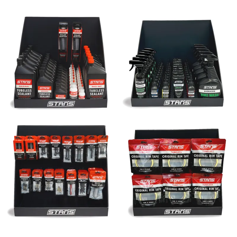 Presentoir de vente accessoires velo - Solution merchandising boutique - STANS