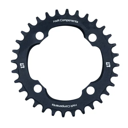 Plateau velo BCD 94mm 34 dents noir - Transmission precise et durable - HXR COMPONENTS