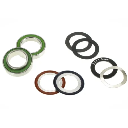 Kit boîtier de pédalier BSA SRAM GXP - Roulements inox contact angulaire - ENDURO BEARINGS