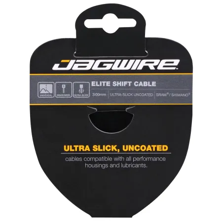 Câble de dérailleur vélo inox ultra glisse - Performance haut de gamme SRAM/Shimano - JAGWIRE