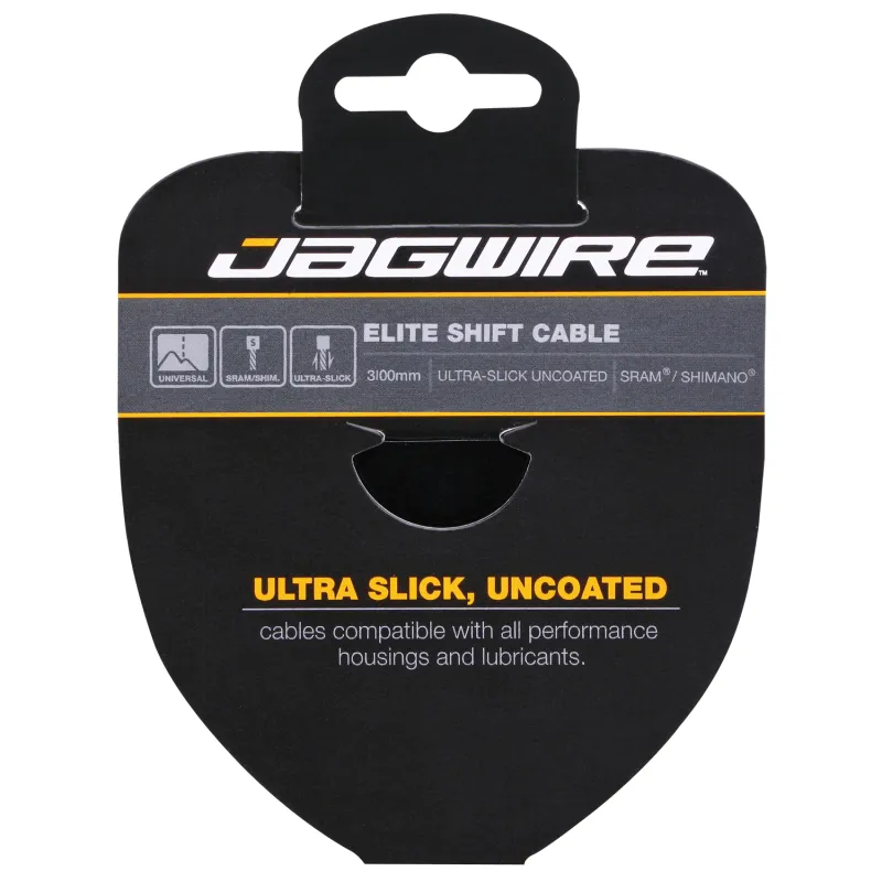 Câble de dérailleur vélo inox ultra glisse - Performance haut de gamme SRAM/Shimano - JAGWIRE